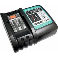 Chargeur de batterie de remplacement 14.4V-18V 5.0Ah pour taille-haie Makita DUR181Z taille-haie EU Plug DC18RC 3A (avec USB)