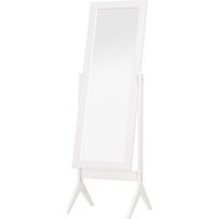 Full Length Mirror, Freestanding Adjustable Angle Dressing Mirror for Bedroom, Living Room, 148 x 47 cm, White
