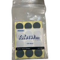 KOVAX 192-1511/120 DISCHETTI TOLECUT STICK-ON NERI P3000 120 PEZZI