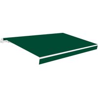 Toldo retractil verde