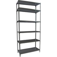 Simonrack Étagère légère métallique anthracite 6 étagères