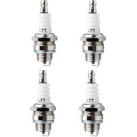 Lot de 4 bougies d'allumage L7T Universelles de Rechange l7t Bougie Tronconneuse Bougie D'allumage Remplacemen pour Tondeuse à Gazon Moteurs à 2 Temps