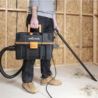 Evolution – Aspirateur professionnel 15L pour déchets secs et humides – Démarrage automatique – Aspiration 42,5 L/s – Souffleur intégré