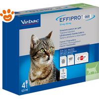 Virbac Cat Effipro Duo Spot-On - Virbac Cat Effipro Duo Spot-On - Confezione Da 4 Pipette