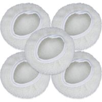 Paquete de 5 tapas de pulido, Kit de 125-150mm, almohadillas de cera para capó de lana para rueda de abrillantado para coche, para la mayoría de pulidores de coche