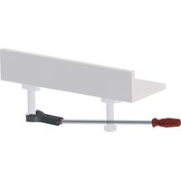 Pied de meuble réglable 450 kg – Diamètre 28 mm – Matière ABS – Finition noire – Unité de vente 1 pièce – Camar