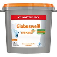 Globusweiß Wandfarbe weiß matt 20 L Innen
