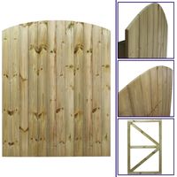Premier 6ft Tongue & Groove FALSEFully Framed Arch Top Gate