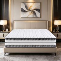 Matelas 140x190 Très épais 30 CM - DANNASI - 2 personnes - Mousse à mémoire de Forme - H3 - 7 Zones Ergonomique Ressorts Ensachés