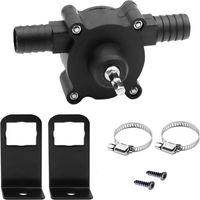 Portable Mini Pompe à Eau, Z Pompe Perceuse Pompe Transfert Gazole Manuel Pompe Électrique Eau pour Transfert Liquides Diesel Huile Essence Pompe Auto-amorçante Arrosage Jardin Piscine