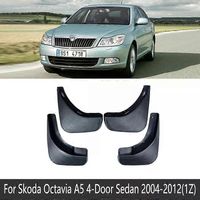 Aplicable para Skoda Octavia A5 A7 1Z 5E 20042019 MK2 MK3 Guardabarros Protector contra salpicaduras Accesorios 2005 2006 2010 2013 2015 2018 (2004-2012 MK2)