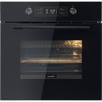 Comfee – Four encastrable vapeur 72L CBO65P80E0BK – Puissance 3200W – Nettoyage pyrolyse – Friteuse à air intégrée – 595 x 575 x 595 mm