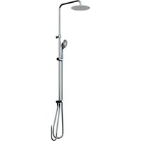 AKW Rainhead Shower Kit With Rail and 1.5m Hose - Chrome