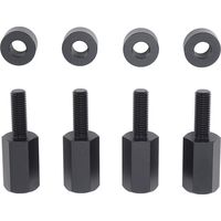 Kits de montaje para elevador de asiento, 4 piezas, 2 pulgadas, negro, fiable, resistente, reemplazo de columna elevadora UTV para Can-Am Maverick X3 de todos los años.