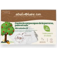 Nématodes SF contre carpocapses de la pomme, poire et noix - 50M - 20 arbres