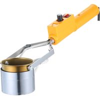 Four à étain portable en alliage de titane, température réglable, pot à souder à l'étain, four de fusion d'étain haute puissance, petit four de trempage pour particuliers et électriciens SWDT98-C 380W