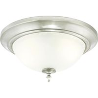 Plafonnier Harwell Nickel brossé 2 Ampoules