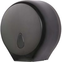 Sanela - Dispensador de papel higiénico, negro SLDN 01N
