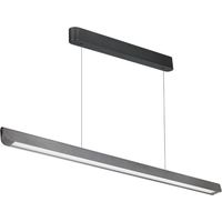 Lámpara de techo colgante LED Samsung V-TAC de 36 W, gris, 1227 x 50 x 60 mm, 3 en 1