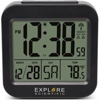 Explore Scientific RDC 1008 Digitaler Wecker Schwarz
