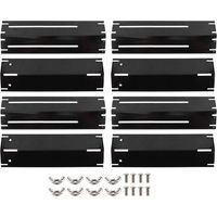 4 Sets Adjustable Grill Heat Plate Shield Heat Tent Replacement Parts Fit for Brinkman BBQ Gas Grill