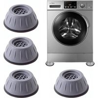 4 Pièces Patins Anti Vibration, Machine À Laver Anti Vibration Tampon, Amortisseurs Antivibration, Tampons À Pied Machine À Laver