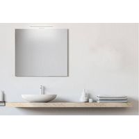 Specchio senza cornice a filo lucido da 60x60 cm con led premium