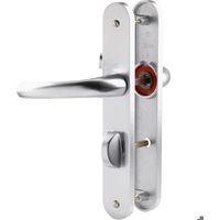 Hoppe Set di maniglie in alluminio robusto argento