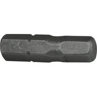 Faithfull Hex 5 S2 Steel Screwdriver Bits 25mm