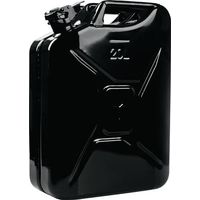 Bidon pour voiture 20 l en tôle d'acier – Fermeture à baïonnette – Dimensions L345 x l165 x H470 mm – Homologation UN – Valpro