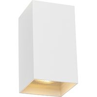 QAZQA Diseño Aplique de pared cuadrado de diseño blanco - Sabbir Aluminio Cuadrada Adecuado para LED Max. 2 x 50 Watt