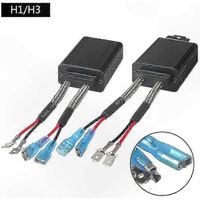 résistances Canbus pour phares LED H7 H1 H4 H15 H8 H9 9003 9005 Adaptateur décodeur anti-scintillement (H1 H3)