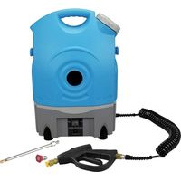 Easyclim – Nettoyeur haute pression 12V – Autonomie 2-4h – Lance 25cm avec pulvérisation 90° – Changement de buse rapide