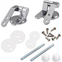 1 Pc Pièces En Alliage De Zinc Remplacement Siège Toilette Charnières Fixations Raccords avec Vis ABATTANT WC - REHAUSSEUR WC