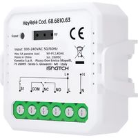 HeySmart Smart WiFi Relaismodul mit potentialfreiem Kontakt NO/NC, Zeitplänen und einstellbarer Schaltzeit per App, geeignet für Unterputzdose oder DIN Schiene, ideal für Tor oder Lichtsteuerung