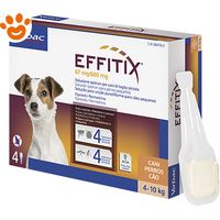 Virbac Dog EFFITIX Spot-On Cani di Taglia Piccola (4-10kg) - Virbac Dog EFFITIX Spot-On Cani di Taglia Piccola (4-10kg) - Confezione Da 4 Pipette