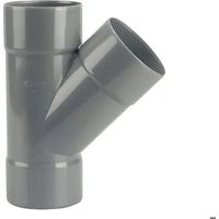 Accesorio PVC Wavin 3026033 doble hembra 45 grados