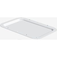 Couvercle pour demi bac à diviseuse rectangulaire 7 L - blanc - Gilac