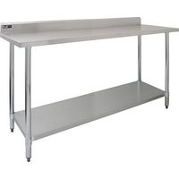 KuKoo Gastro Catering Edelstahl Arbeitstisch Küchentisch Zubereitungstisch 183cm