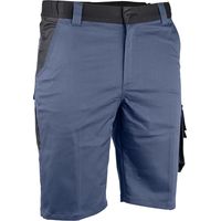 Bermuda bicolore multipoches LMA ICARE Bleu Foncé / Noir 40.