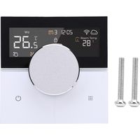Eosnow Thermostat intelligent WiFi, écran couleur, bouton de commande entièrement tactile, Programmable pour maison, chaudière murale