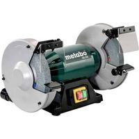 Metabo – Touret à meuler 200mm – Puissance 370W – Vitesse 2950 tr/min – Moteur induction silencieux – Capots protection fonte aluminium