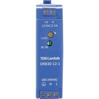 TDK-Lambda DRB30-12-1 Hutschienen-Netzteil (DIN-Rail) 12 V/DC 2.5 A 30 W Anzahl Ausgänge:1 x Inhal