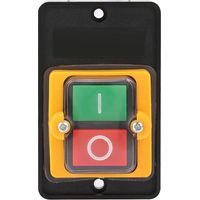Commutateur à Bouton Poussoir, AC220V / 380V 10A Bouton Poussoir Étanche Interrupteur Sécurité Interrupteur à Bouton-Poussoir ON/OFF pour Machines Textiles d'Équipement Mécanique
