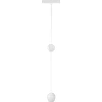 Lindby LED 'Lumaro' in Bianco da Plastica