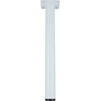 PIEDINO ACCIAIO DIAM. 30 CM.10 COLORE BIANCO. Prezzo per 1 pezzo.