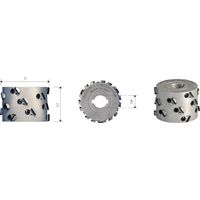 MTECF026.11 - KANTENBAND-FRÄSEN MIT EINSÄTZEN AUS DIAMANT PKD H3 AXIAL 35° - MOBILTECNICA .11D100 LU44 Z3+3 ZTOT12 DB30 AX35° RE H3