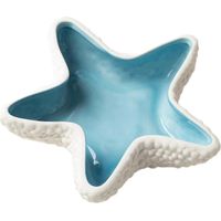 Kleine Schmuckschale, Wohnaccessoire, Aufbewahrungsschale für Ohrringe und Halsketten für den Schminktisch-Blue