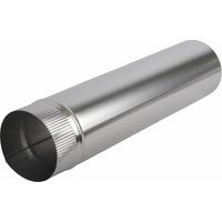 Tuyau aluminium Ø125mmx0.50m - ISOTIP JONCOUX : 011212