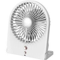 Mini ventilateur de table multifonction, mini ventilateur de bureau rechargeable avec ventilation puissante
